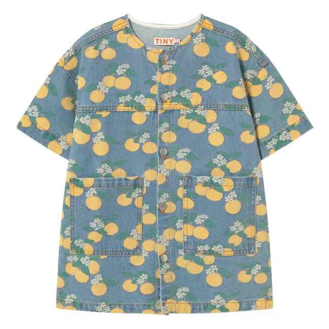 Robe Denim Oranges | Bleu