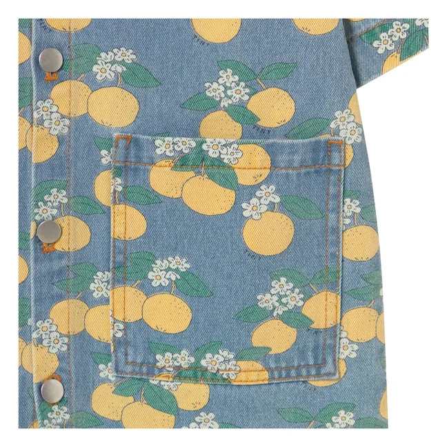 Robe Denim Oranges | Bleu