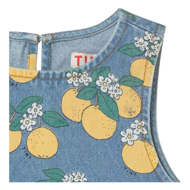 Top vaquero naranja | Azul