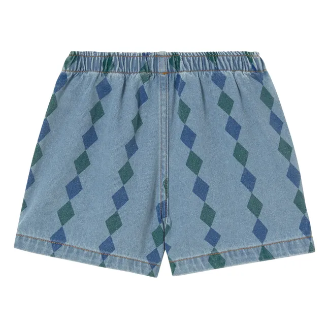 Denim Losange Short | Blue