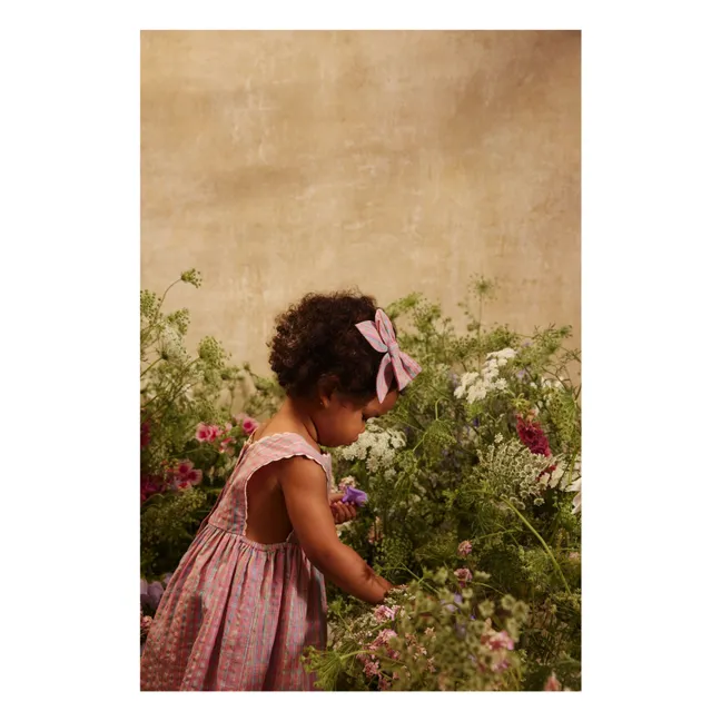 Schürzenkleid Aloisa Kariert | Rosa