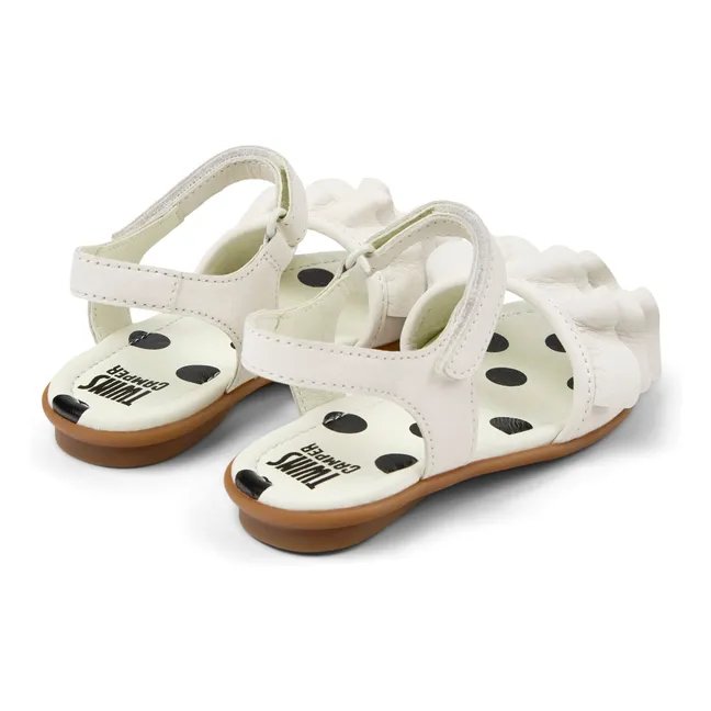 Sandalias derechas | Blanco