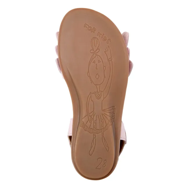 Sandalias derechas | Rosa