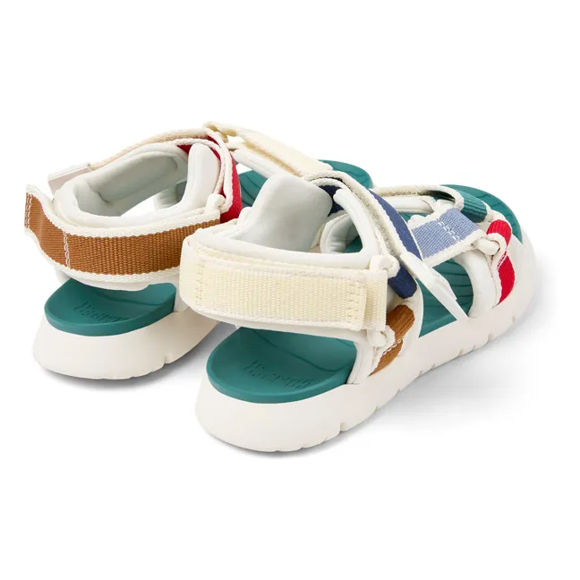 Oruga Colorblock sandals | Turquoise