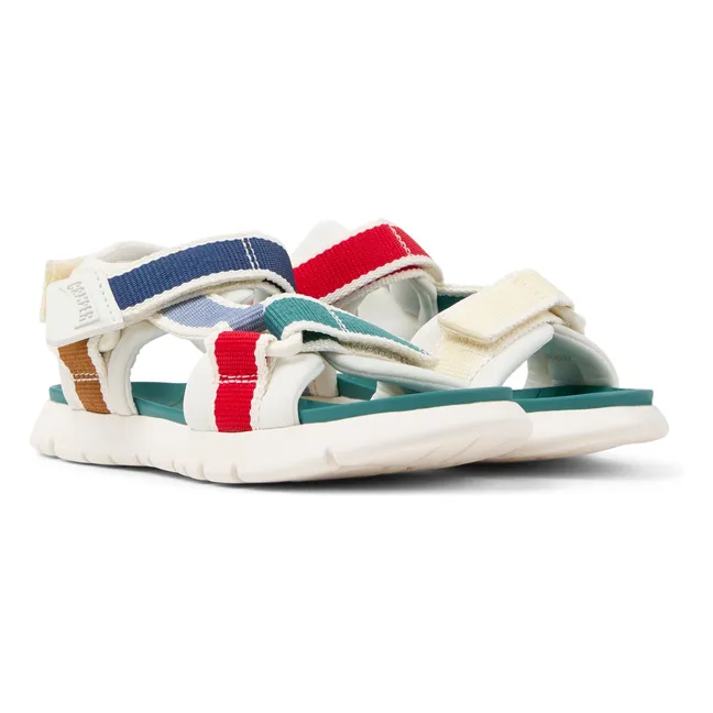 Sandales Oruga Colorblock | Turquoise