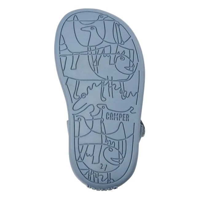 Bicho Colorblock Baby Sandals | Blue