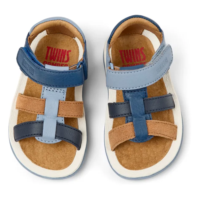Bicho Colorblock Baby Sandals | Blue