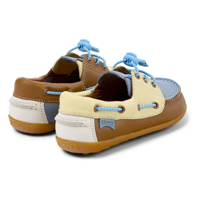 Peu Cami Colorblock Boat Shoes | Brown