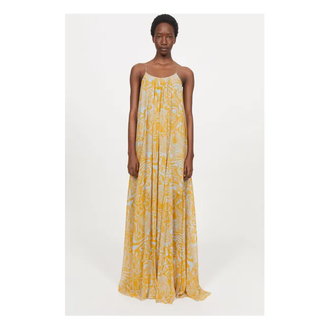 Vestido largo Solin | Amarillo