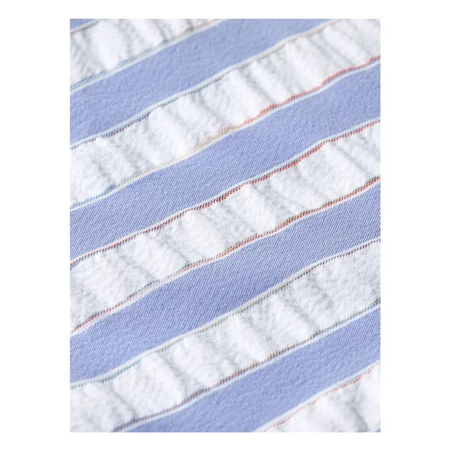 Short de Bain Rayé | Bleu Clair