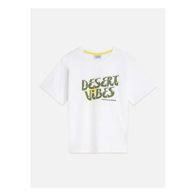 Desert Vibes Artwork T-shirt | White