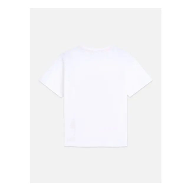 Camiseta Artwork Flores | Blanco