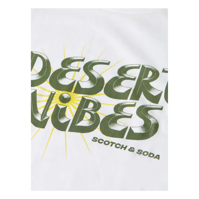 T-shirt Artwork Desert Vibes | Blanc