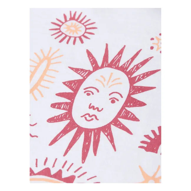T-shirt Artwork Fleurs | Blanc