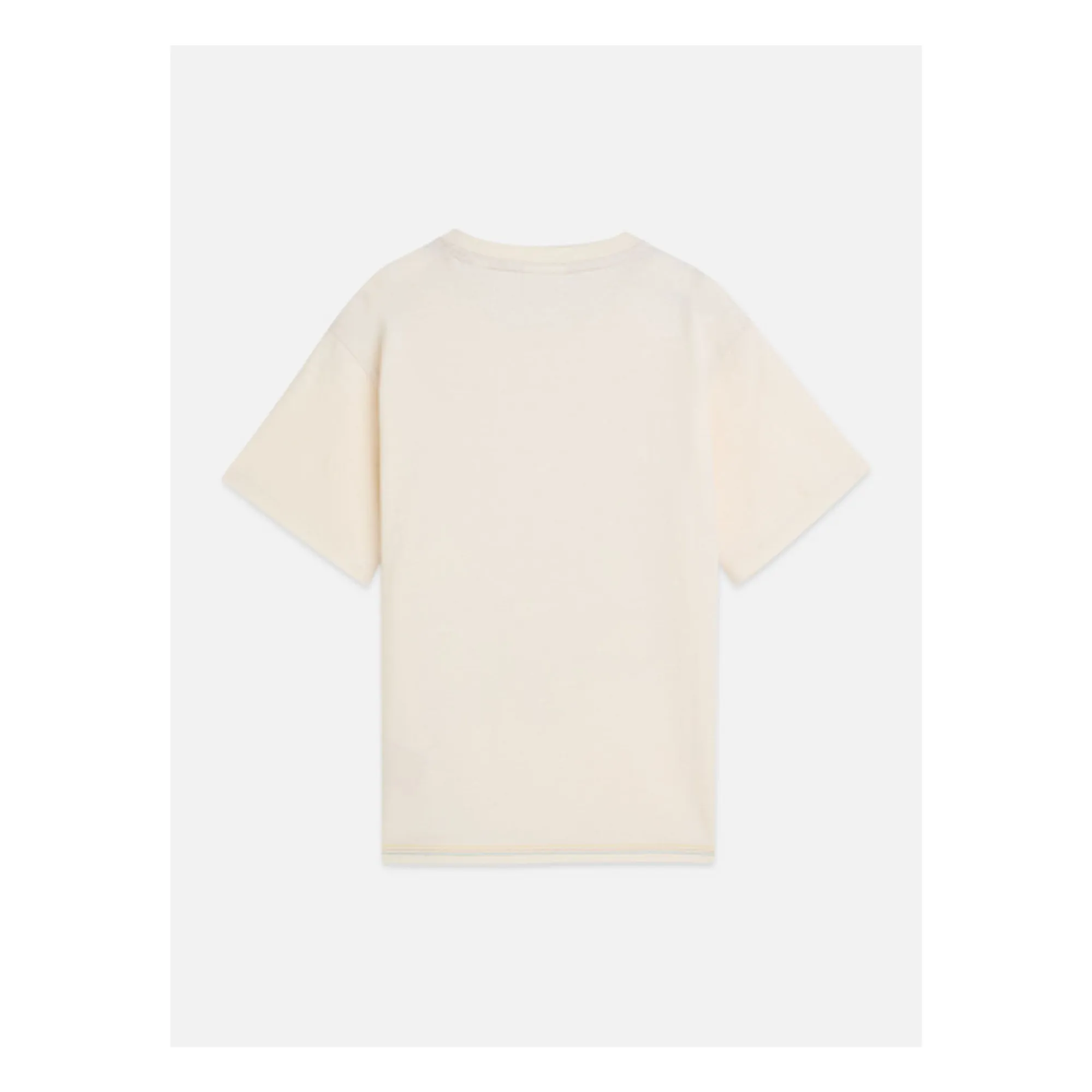 T-shirt Ecussons Coton Bio | Ecru- Image produit n°4