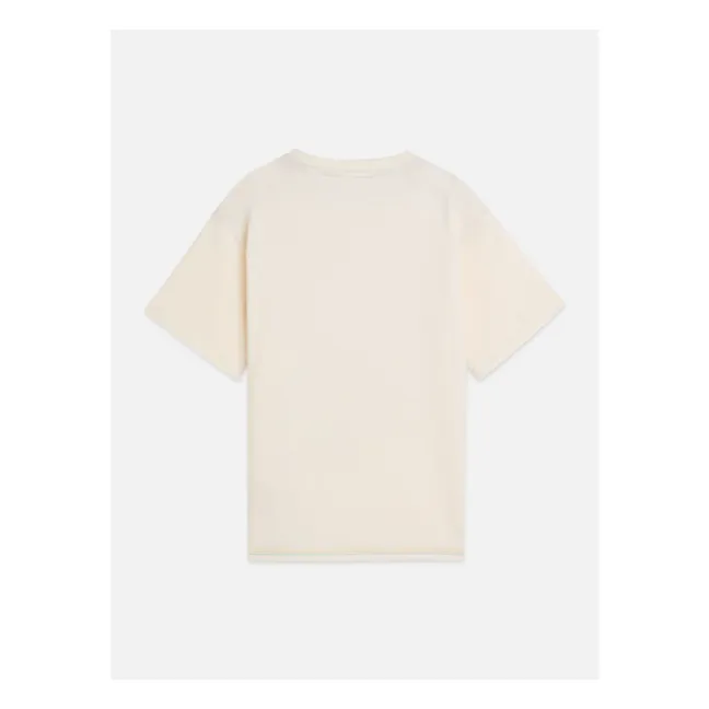 T-shirt Ecussons Coton Bio | Ecru