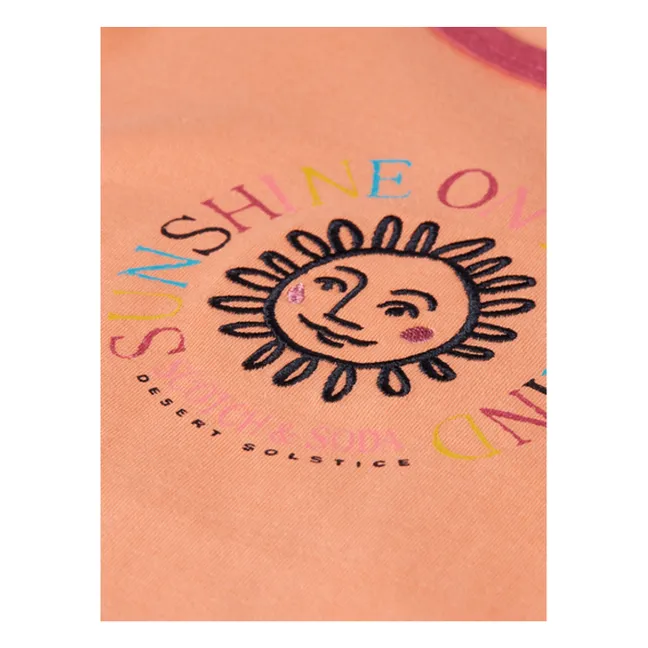 T-shirt Artwork Soleil | Corail