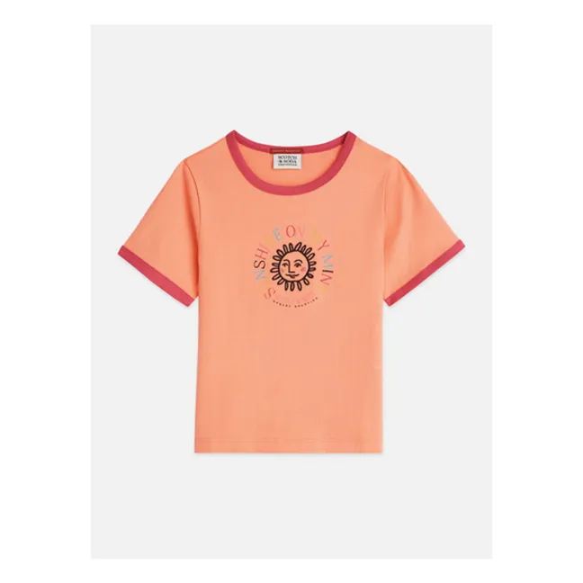 T-shirt Artwork Soleil | Corail