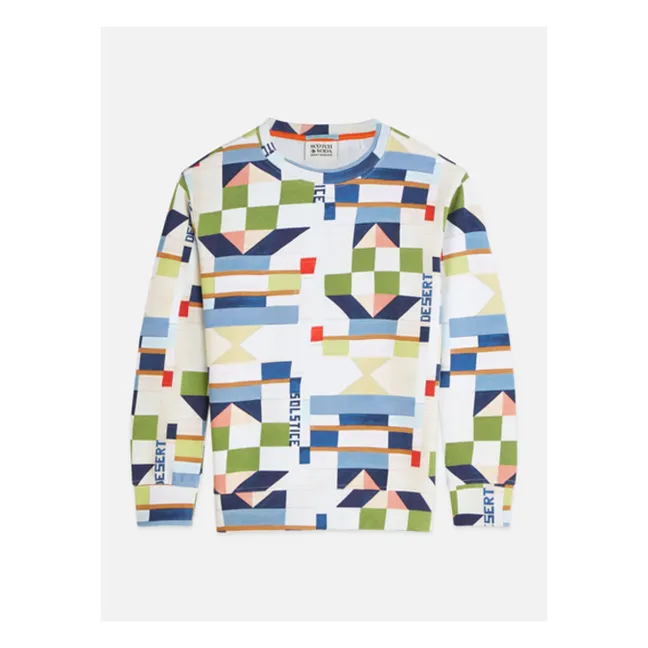 Geometric Sweat | White
