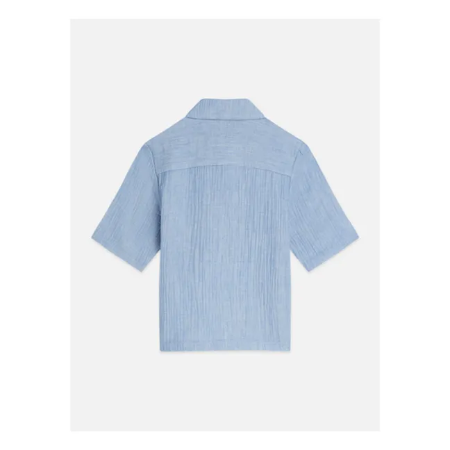 Chemise Polo Chambray | Bleu Clair
