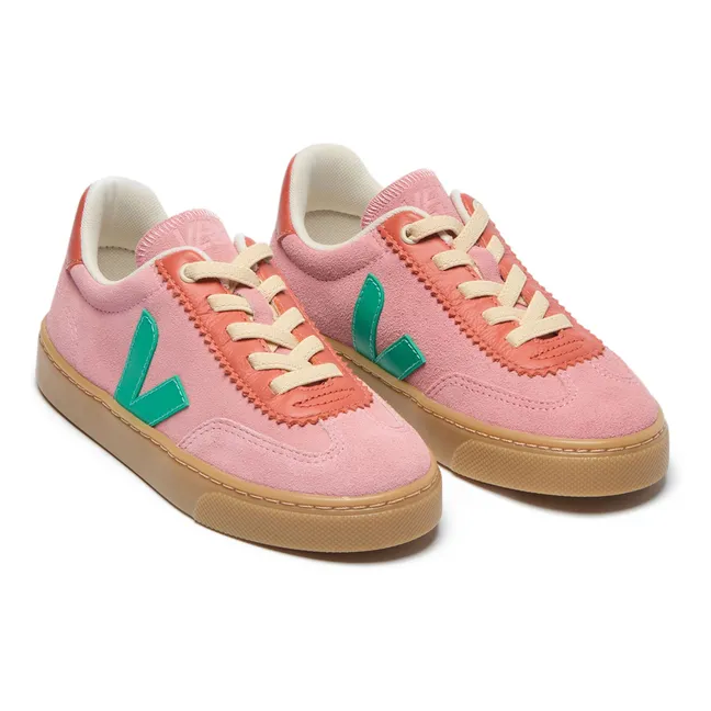 Zapatillas con cordones de ante Veja x Jelly Mallow Small Volley | Rosa
