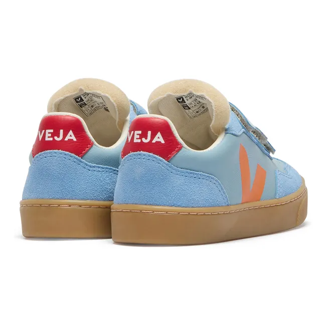 Scratch Sneakers Small V-90 Leather O.T. | Light Blue