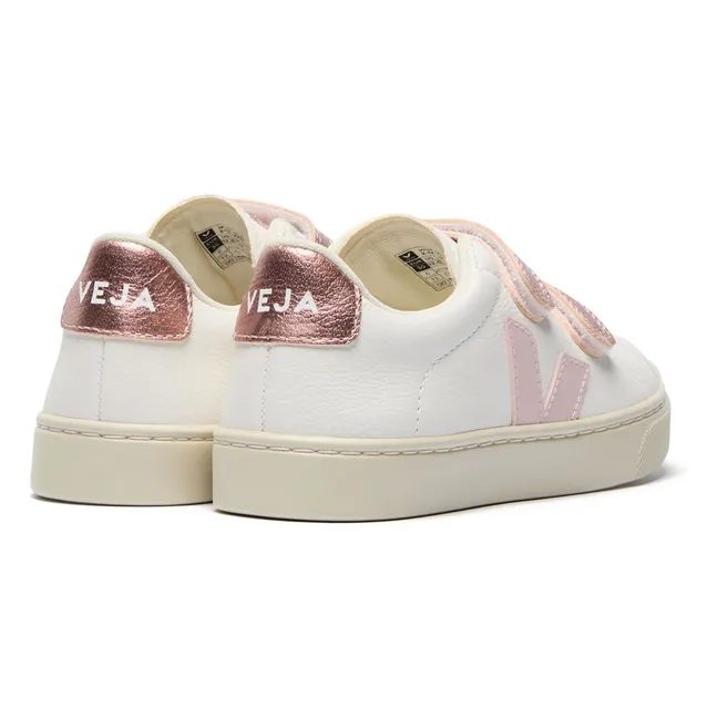 Esplar Leather Scratch Sneakers  | White