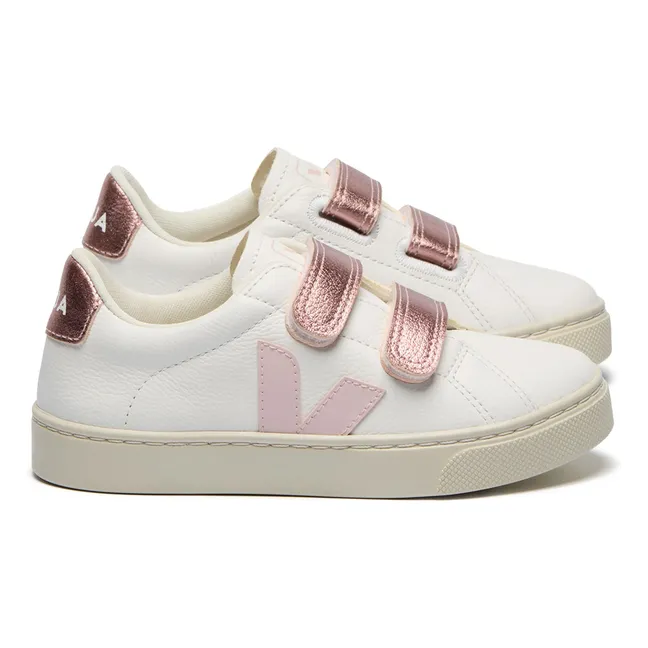 Baskets Scratchs Esplar Cuir  | Blanc