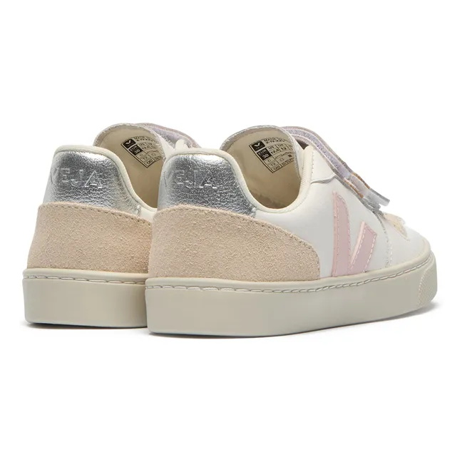 Baskets Scratchs Small V-10 Cuir | Ivoire