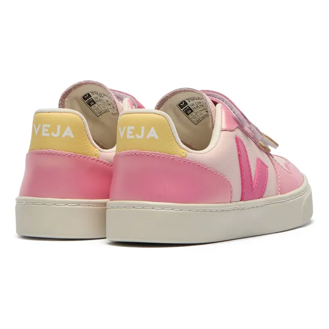 Baskets Scratchs Small V-10 Cuir  | Rose