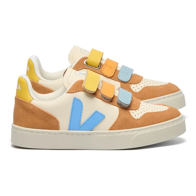 Scratch Sneakers Small V-10 Leather  | Orange