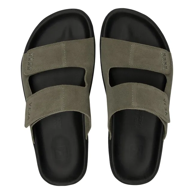 Etna Suede Sandalen | Kaki