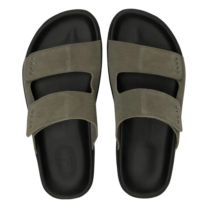 Sandalias de ante Etna | Kaki- Imagen del producto n°1