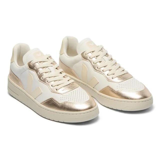 Zapatillas O.T. de piel V-90 | Bronce