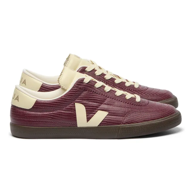 Zapatillas de piel Panenka O.T. | Ciruela