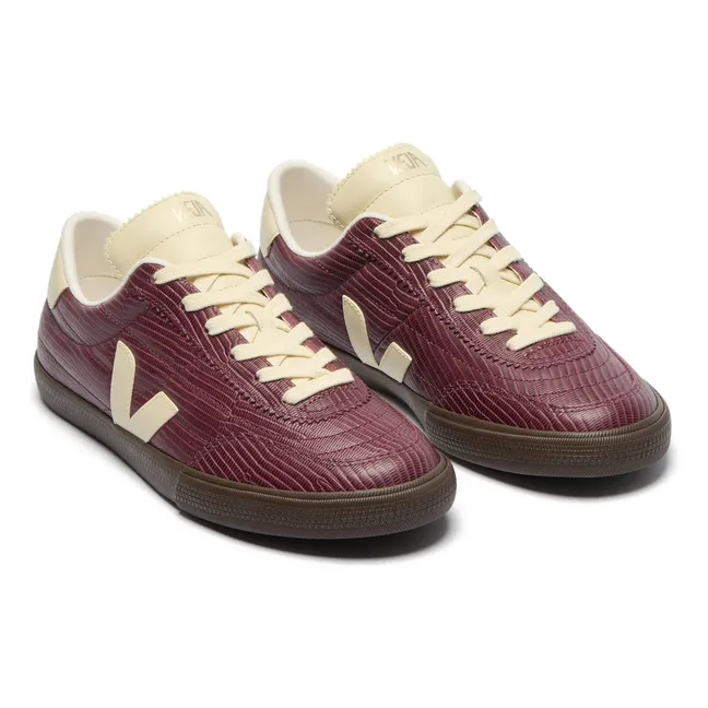 Zapatillas de piel Panenka O.T. | Ciruela