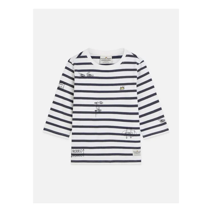 Camiseta Basquiat Breton Striped | Azul Marino- Imagen del producto n°3