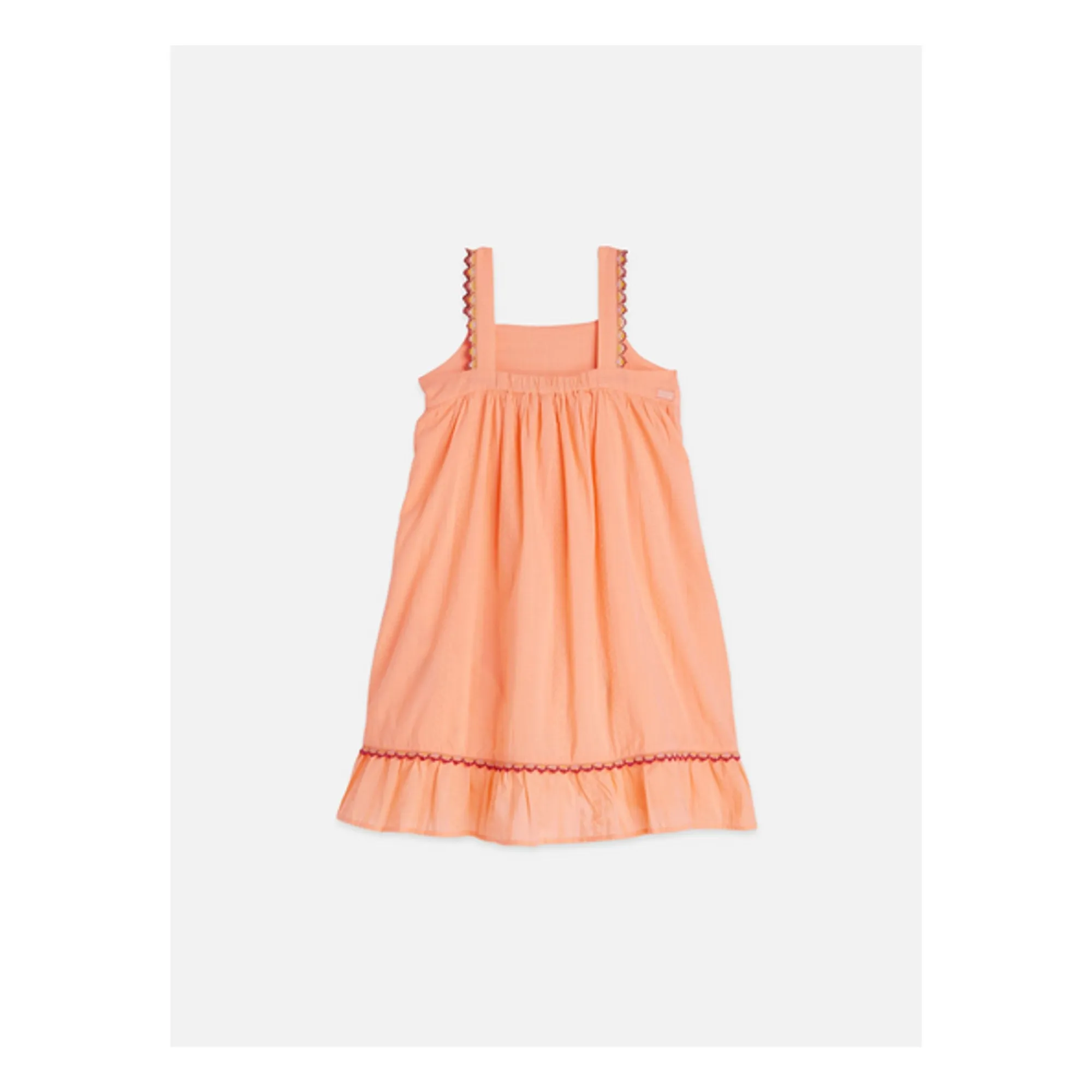 Robe Volants Sans Manches | Corail- Image produit n°4