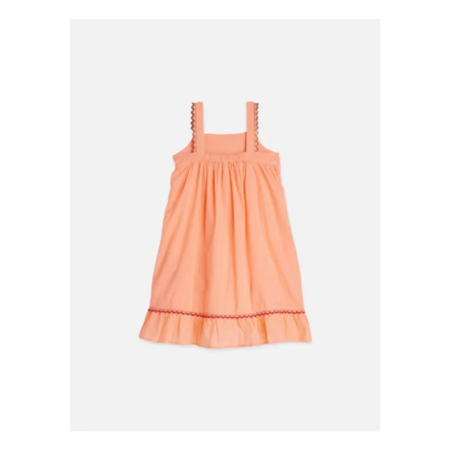 Robe Volants Sans Manches | Corail