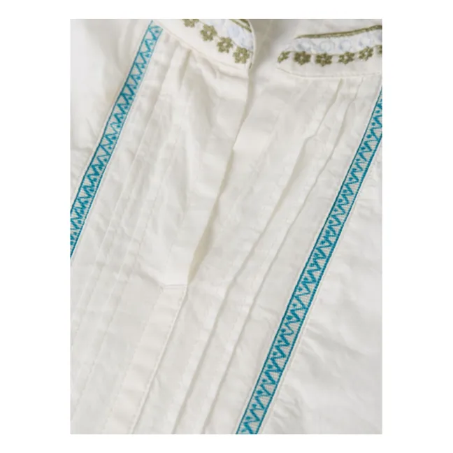 Blouse Brodée | Ecru