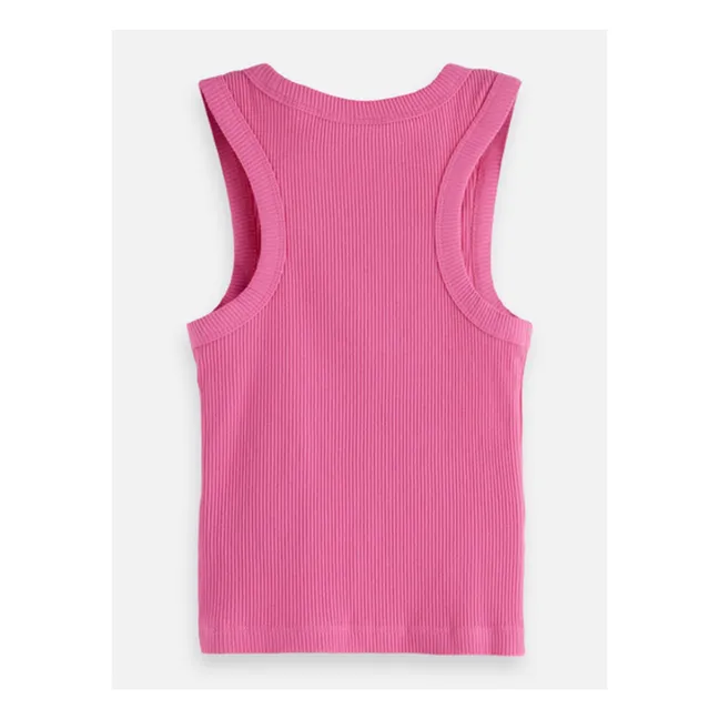 Ribbed Tank Top | Pink
