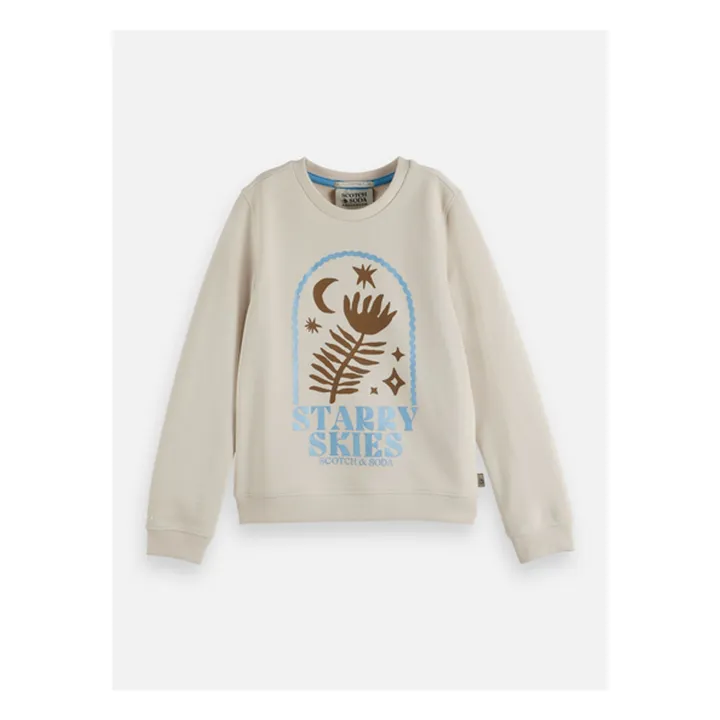 Sudadera Starry Skies Artwork Algodón orgánico  | Crudo- Imagen del producto n°3