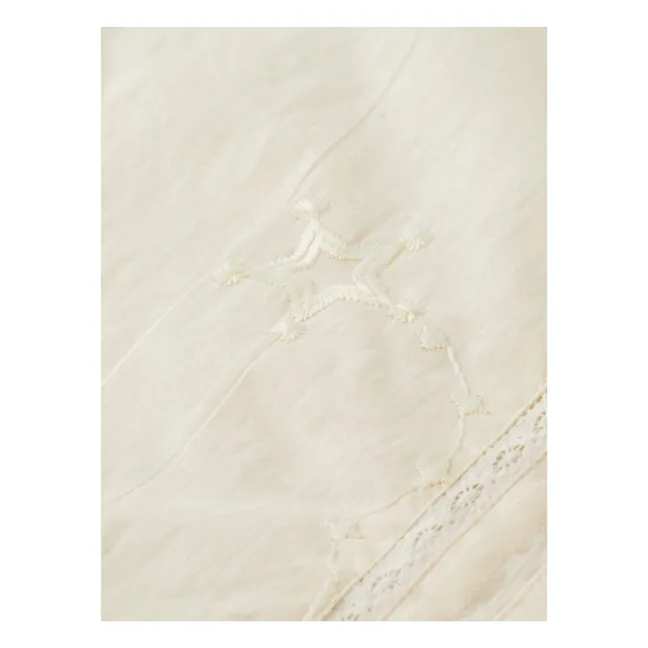 Embroidered Shirt | Ecru