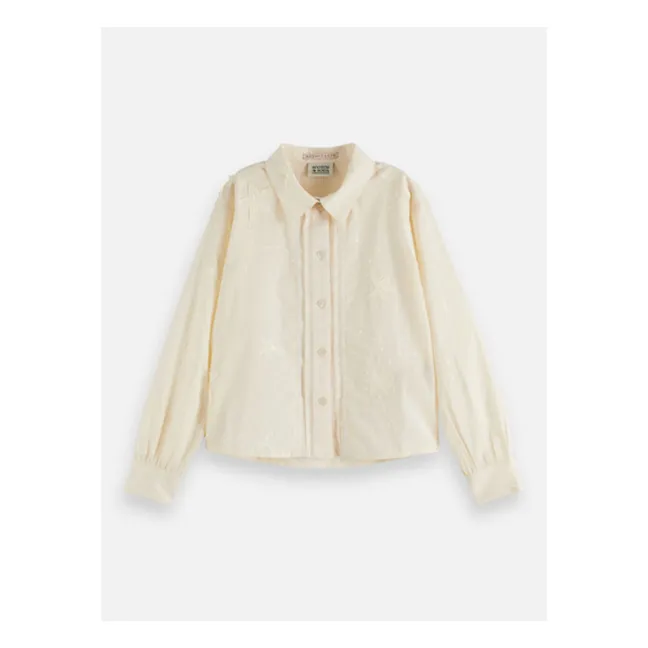 Camisa bordada | Crudo