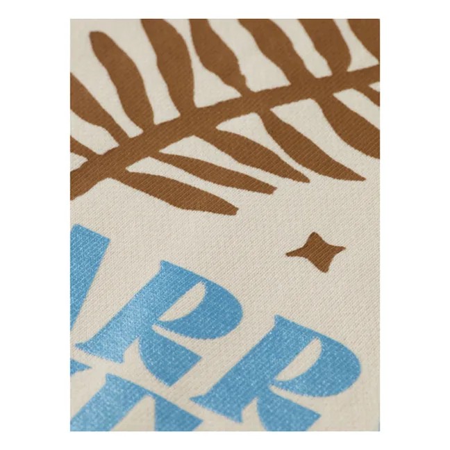 Artwork Starry Skies Organic cotton sweatshirt  | Ecru