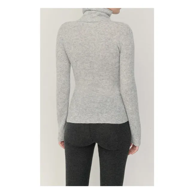 Razpark - Maglione a collo alto in lana | Grigio chiaro