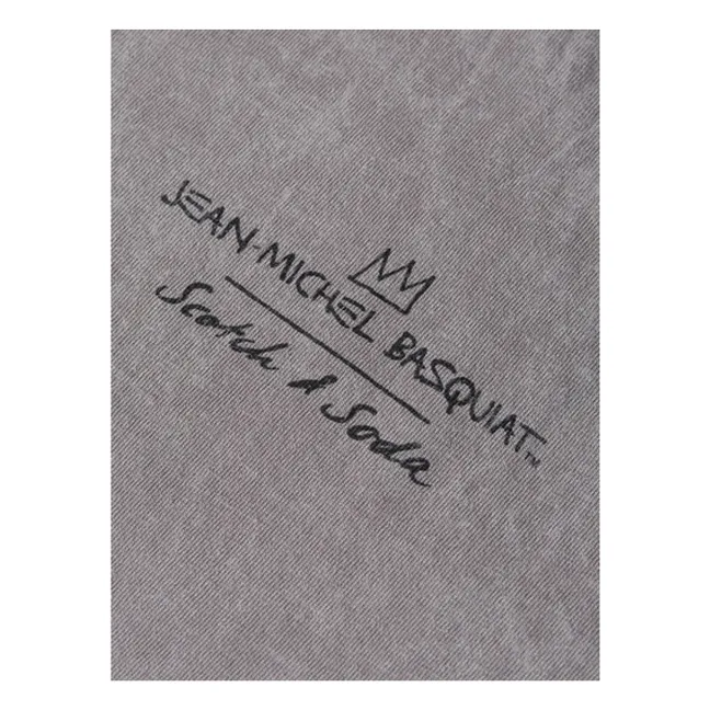 Camiseta Basquiat Artwork | Gris