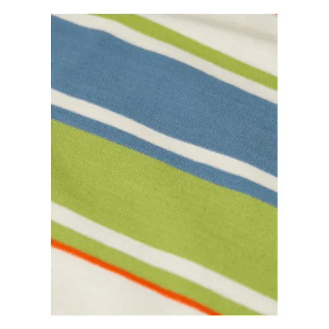 T-shirt Rayé | Vert anis