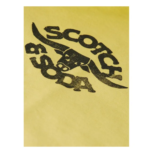 T-shirt Oversize Artwork Logo | Jaune