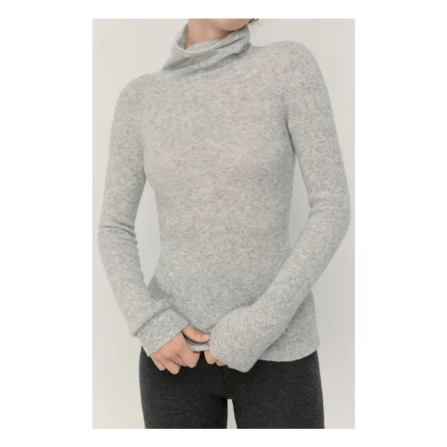 Razpark - Maglione a collo alto in lana | Grigio chiaro